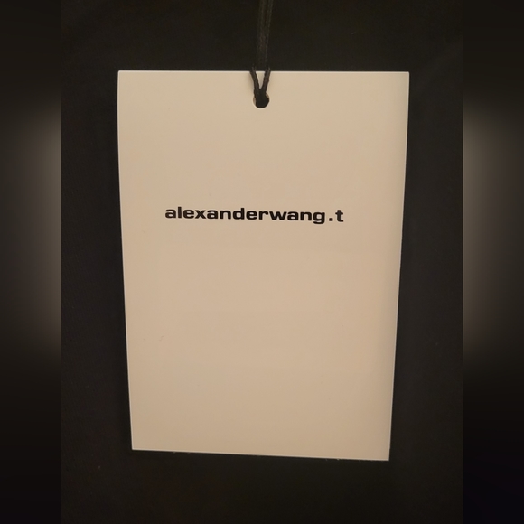 ALEXANDERWANG-Black Puff Long Sleeve T-Shirt - Picture 5 of 7